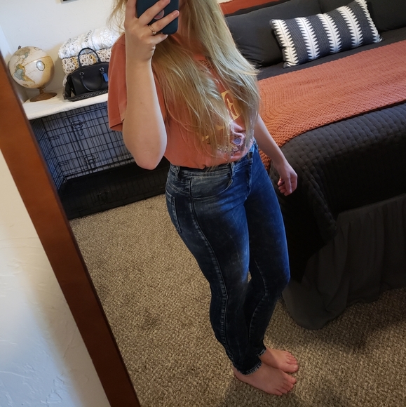 Zara Uniquely Dyed Skinny Jeans - Picture 9 of 10